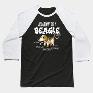 ANATOMY OF A BEAGLE Baseball T-Shirt